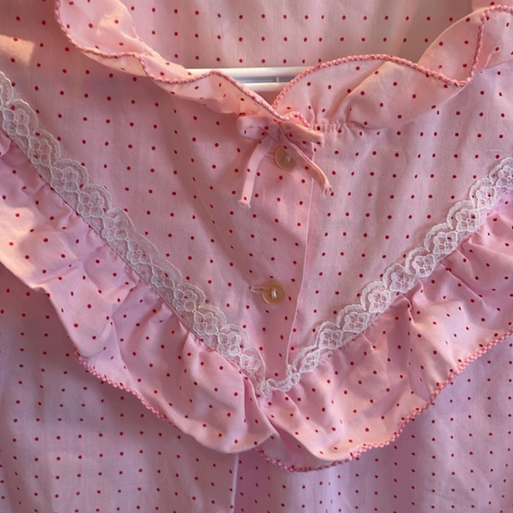 Plum Blossoms Vintage Nightgown - Picture 2 of 6